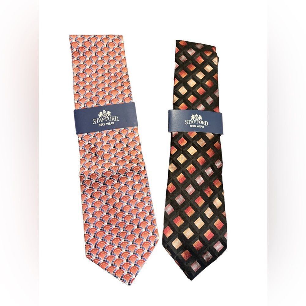 STAFFORD TIES BUNDLE OF 2 NEW